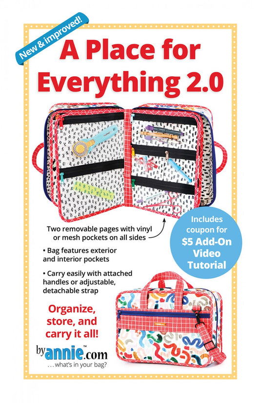 New Arrival: A Place for Everything 2.0 by Annie PBA207 Paper Pattern