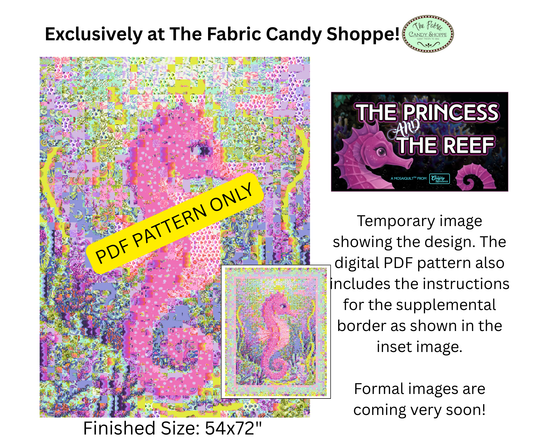 Preorder May 2026: The Princess & the Reef DIGITAL PDF PATTERN ONLY from The Crafty Nuisance (TFCS Exclusive)