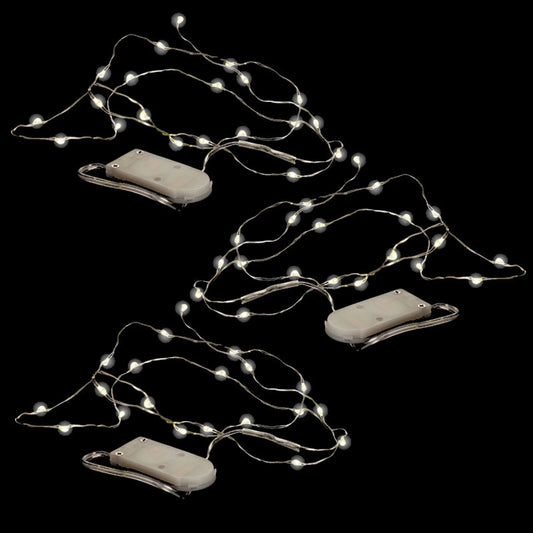 OESD Pixie Lights 20 LED White Wire Set 3 Pk