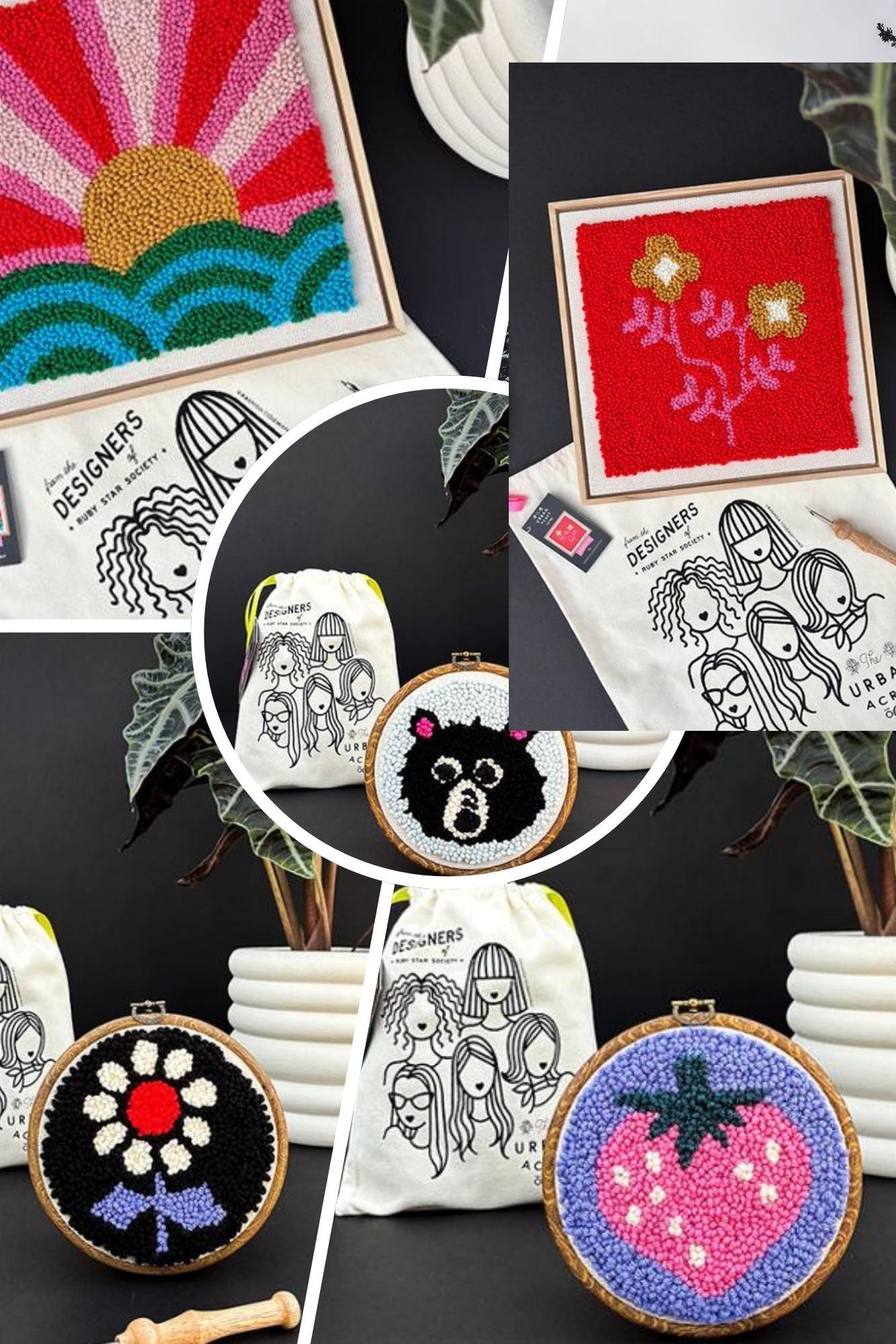 Preorder March 2026: Punch Needle Bear Kit UA1036 BOX by Sarah Watts of RSS