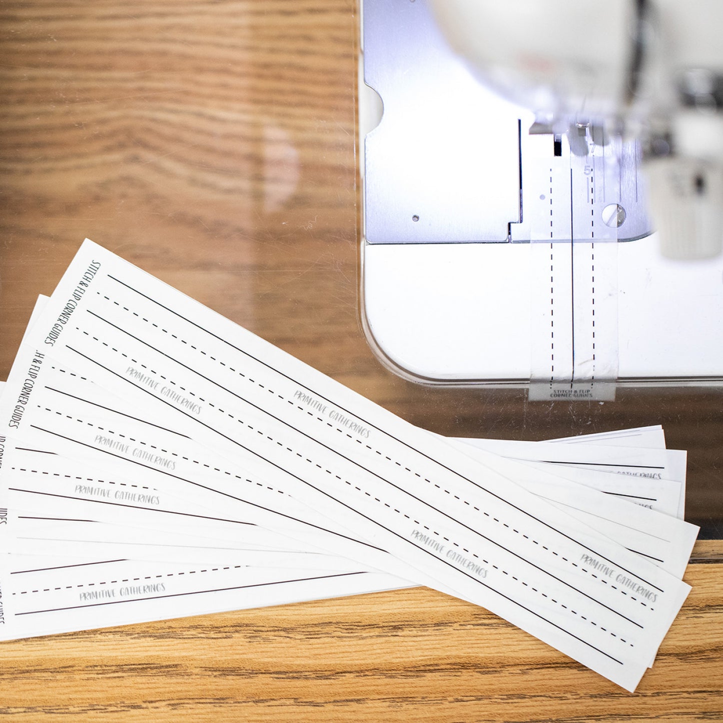 Stitch and Flip Corner Guides Machine Tape by Lisa Bongean of Primitive Gatherings PRI-201