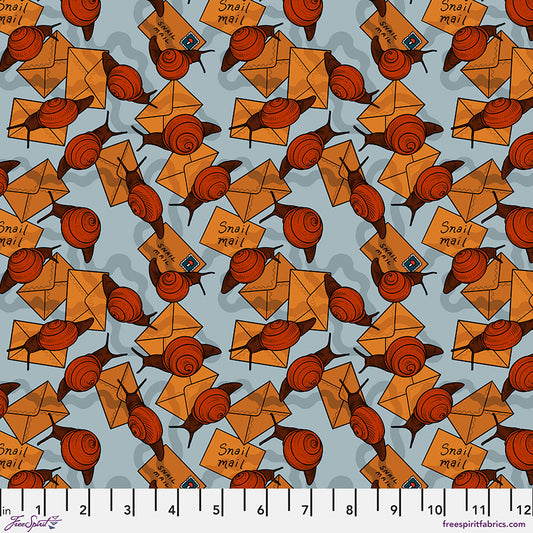 Love Letters Snail Mail Blue PWRH135.BLUE by Club Hauer