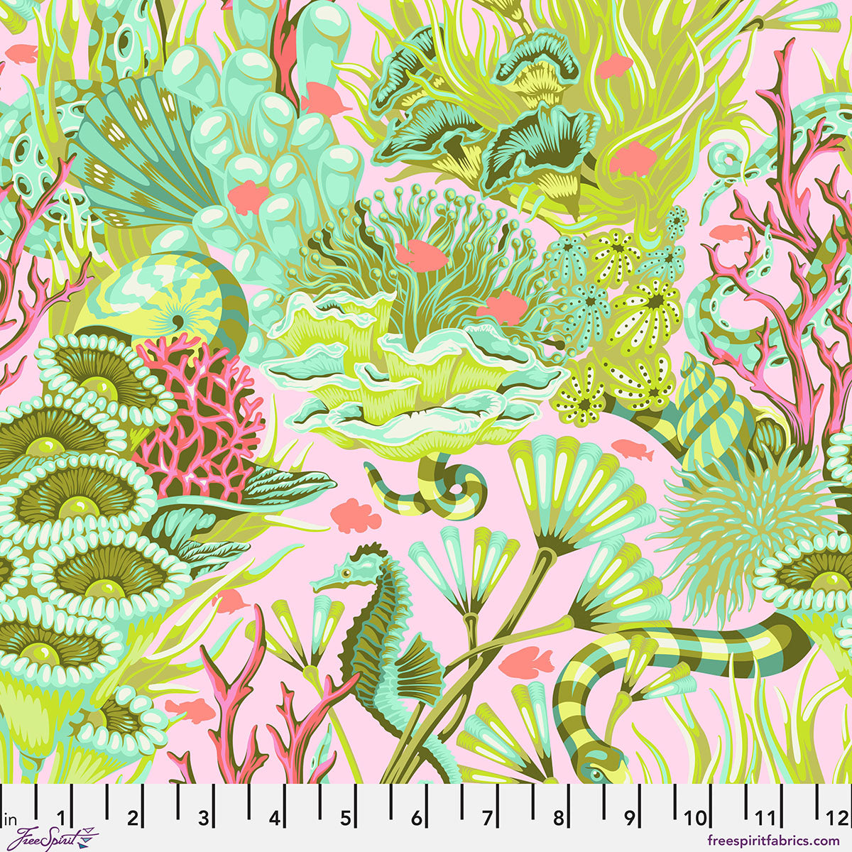 Preorder May 2026: Floral Reef Reef What You Sew Coralline PWTP264 by Tula Pink