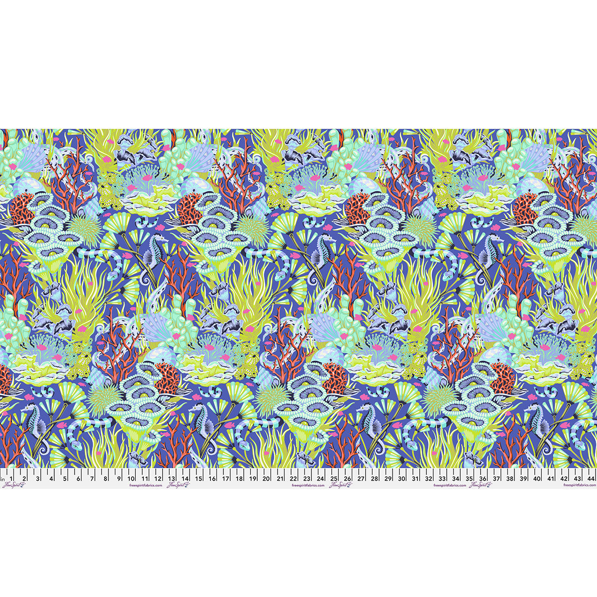 Preorder May 2026: Floral Reef Reef What You Sew Marine PWTP264 by Tula Pink