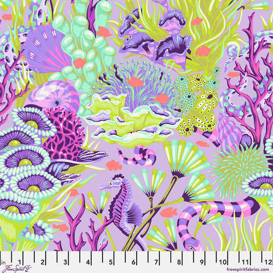 Preorder May 2026: Floral Reef Reef What You Sew Ultraviolet PWTP264 by Tula Pink