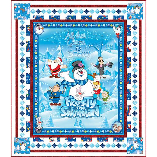 Preorder April 2027: Frosty the Snowman Frosty Frames Quilt Kit
