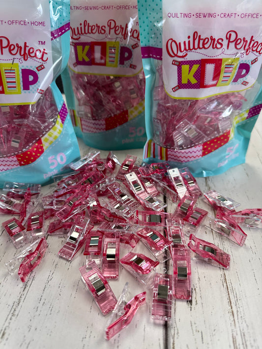 Quilter’s Perfect Klip 50ct Pink