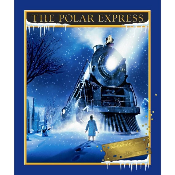 36" Panel Licensed The Polar Express Cotton Woven Panel