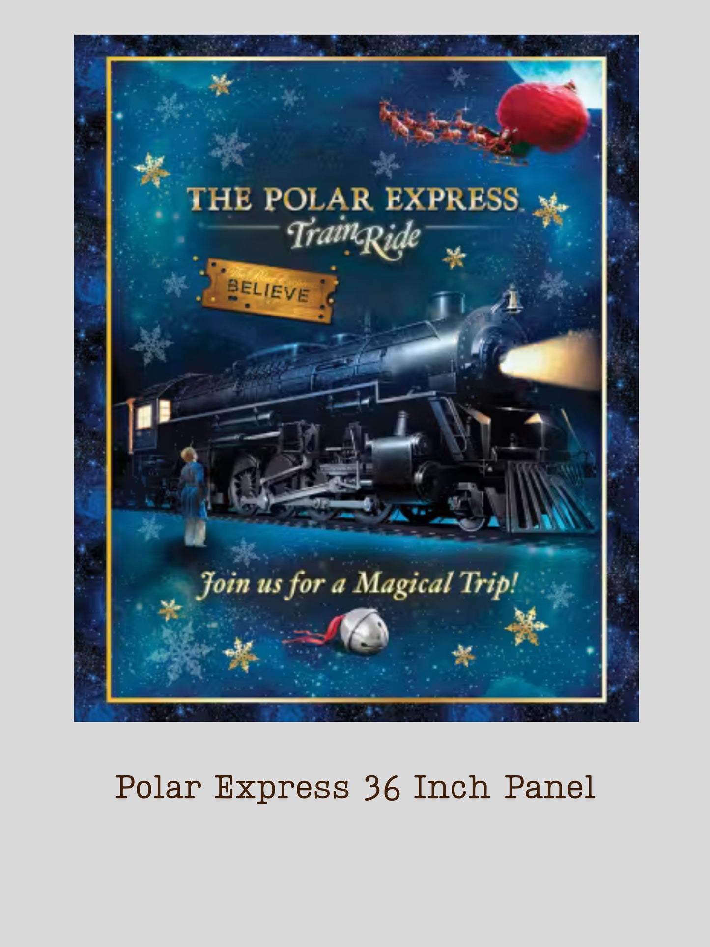 Preorder April 2027: The Polar Express 36" Panel 15480-54