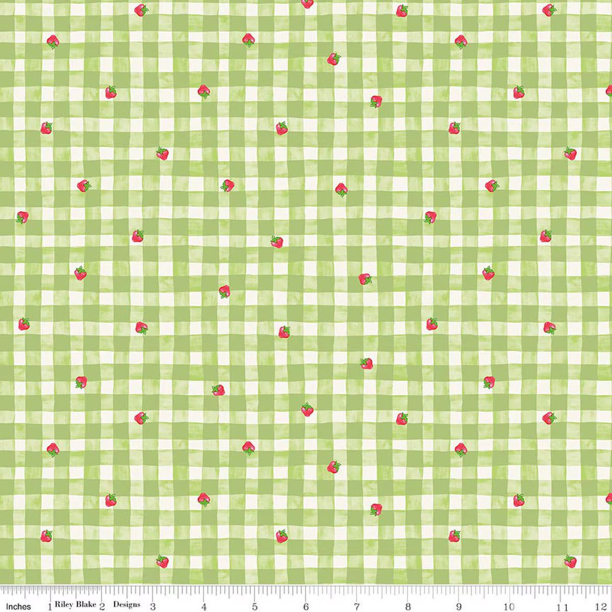 Preorder November 2026: The World of Strawberry Shortcake Gingham Green C18562-GREEN