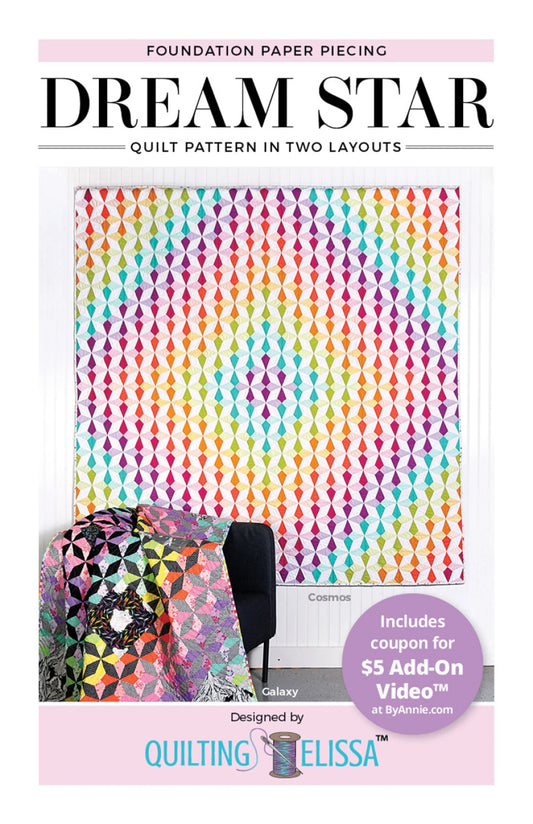 Preorder May 2026: Dream Star Quilt Pattern QE106