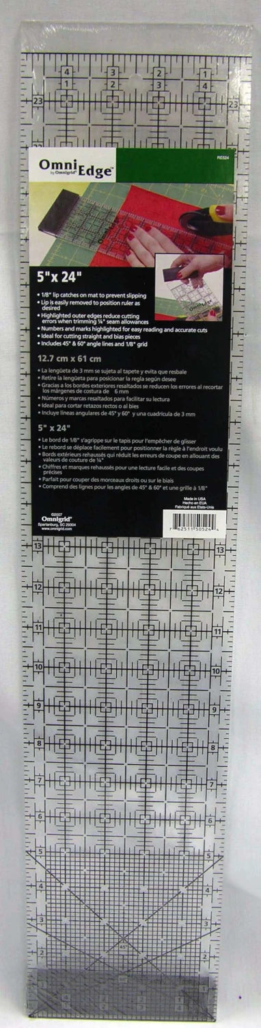 Omnigrid Omniedge 5 x 24 Ruler RE524
