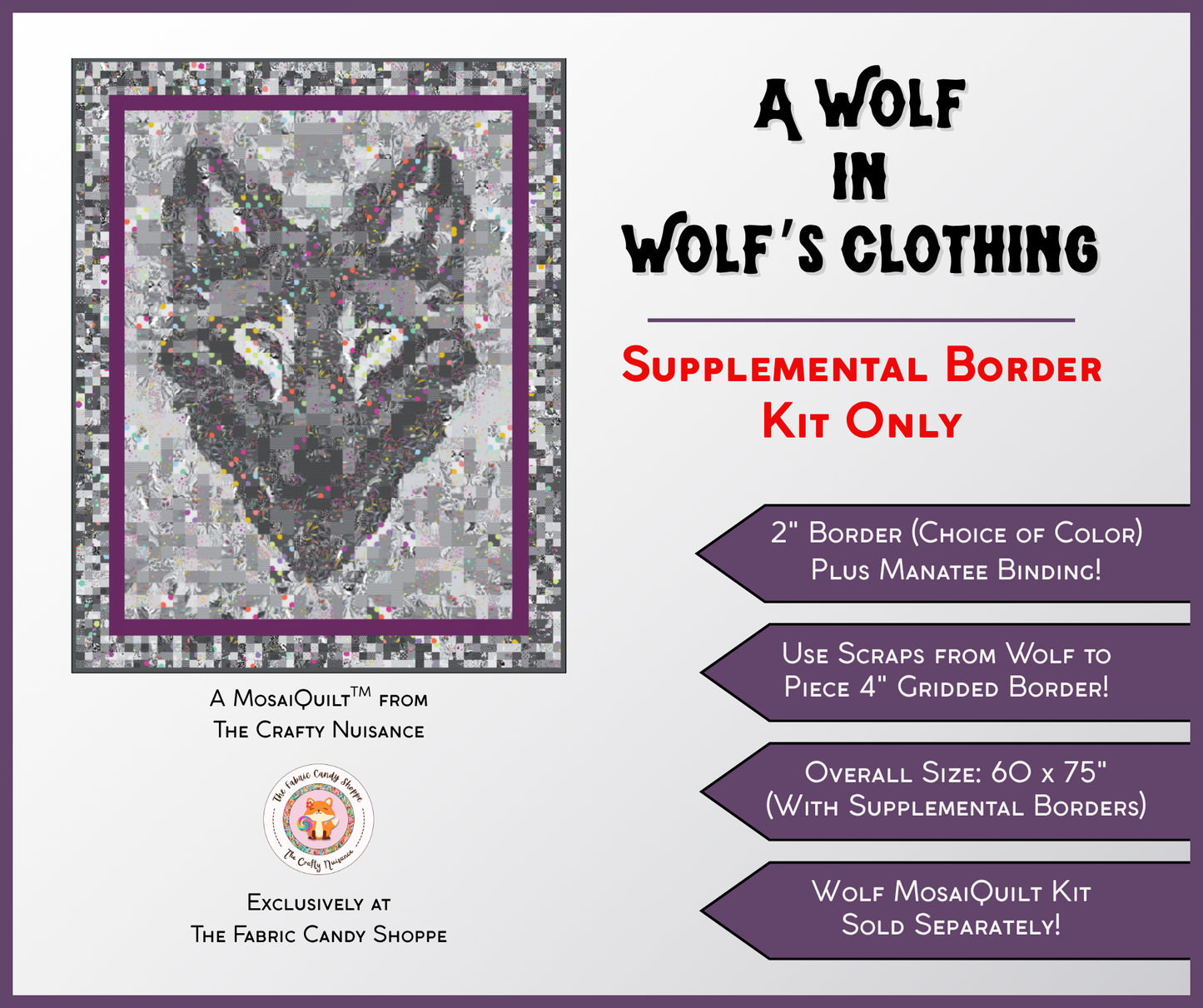 Preorder Dec 2025: A Wolf in Wolf's Clothing Supplemental Border Kit (TFCS Exclusive)