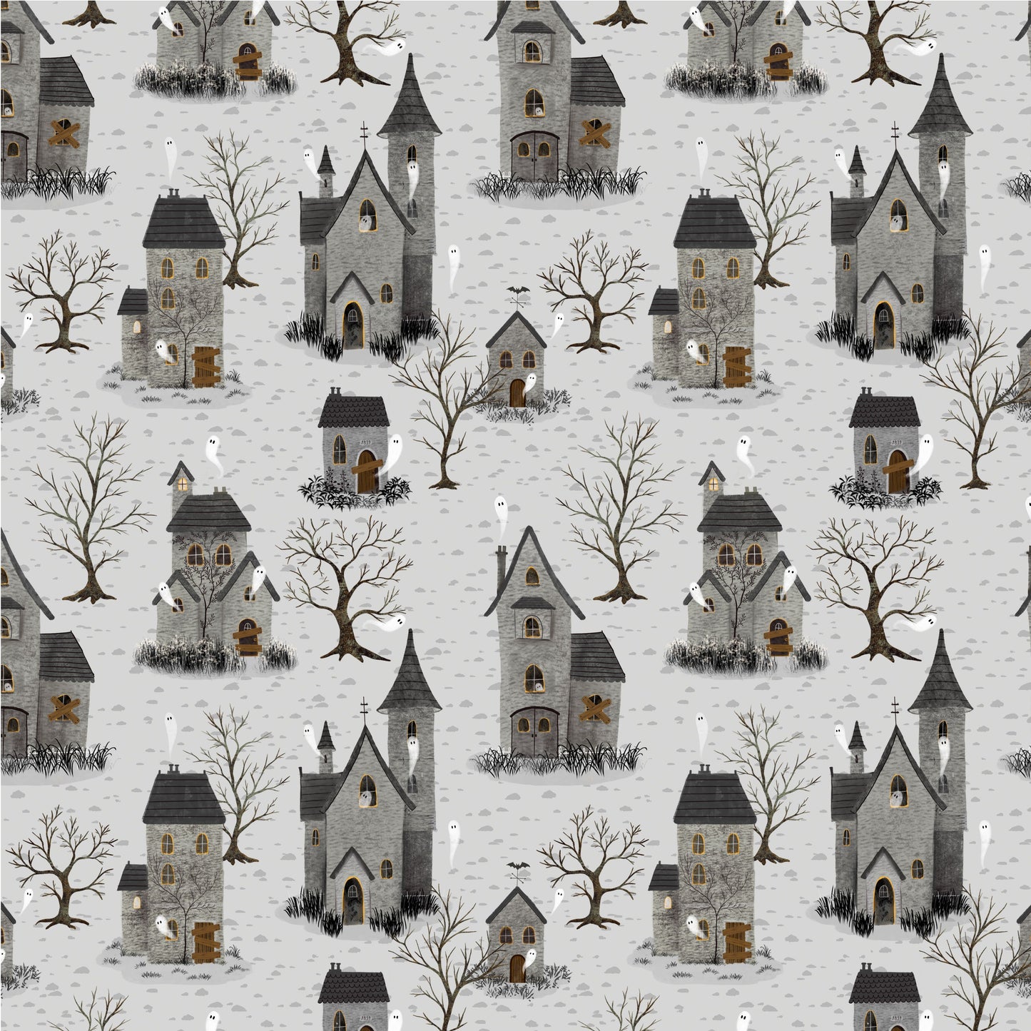 Preorder April 2027: Spooky Estate Spooky Estates Grey 55864-4 by Katherine Quinn