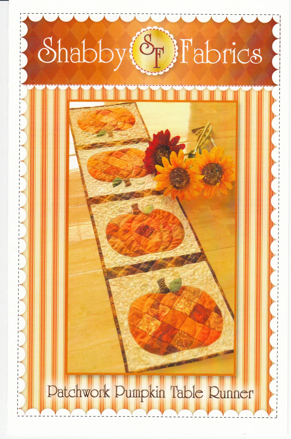 Patchwork Pumpkin Table Runner SF48568 by Jennifer Bosworth