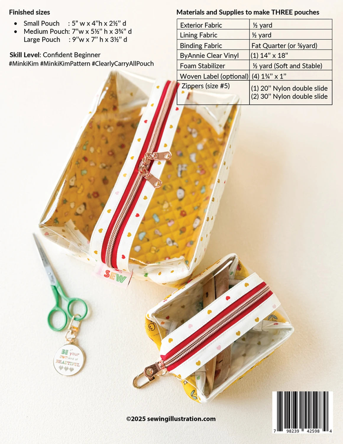 Clearly Carry All Pouch Pattern SI-BP23