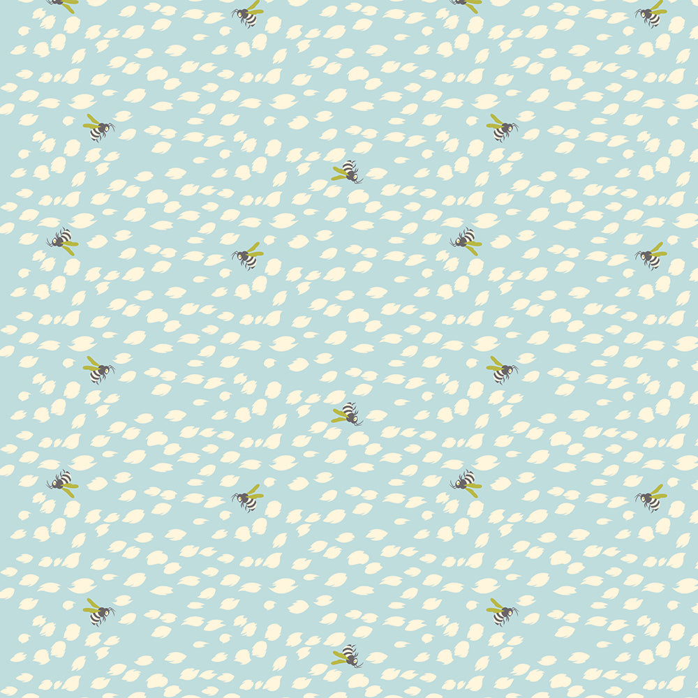 Moonshine by Tula Pink Doe Eyed Sky    PWTP060.SKY Cotton Woven Fabric