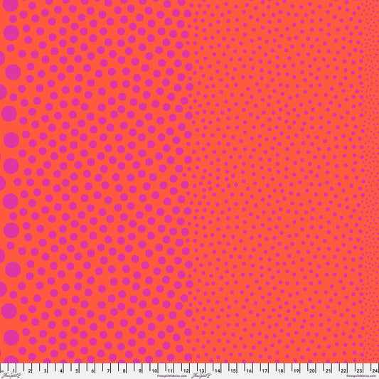 Preorder March 2027: Tula Pink True Colors Sticks and Stones PWTP299.Tomato