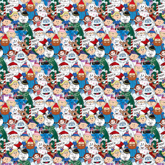 PREORDER ITEM-EXPECTED JUNE 2026: Rudolph the Red Nosed Reindeer RD1000-10 Northcott Cotton Woven