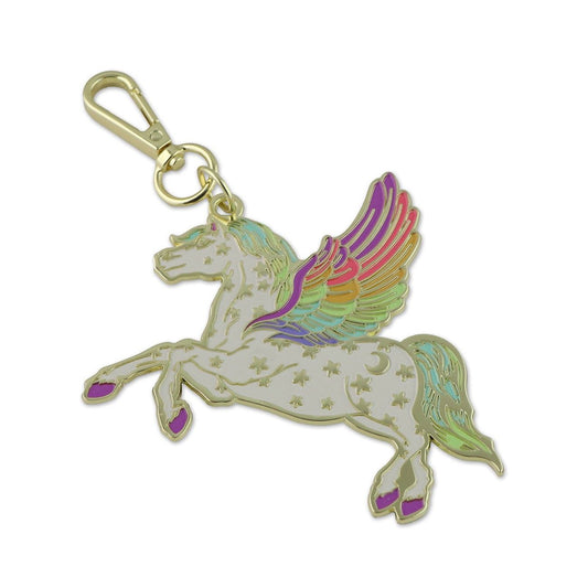 Preorder November 2026: Tula Pink Legendary Sallie Tomato: Pegasus Bag Charm STS354