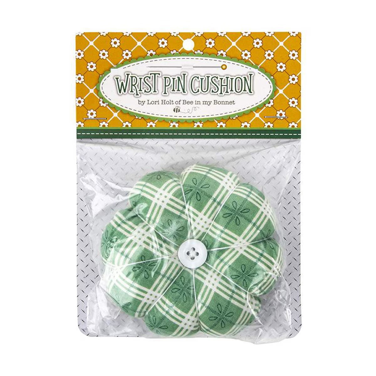 Lori Holt Bee Plaid Wrist Pin Cushion ST-27265