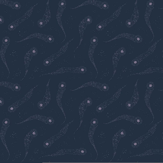 PREORDER ITEM - EXPECTED MARCH 2026: Fairy Solstice by Rae Ritchie Iris Comets STELLA-DRR3363-IRIS Cotton Woven Fabric