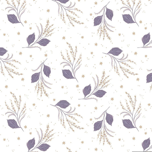 PREORDER ITEM - EXPECTED MARCH 2026: Fairy Solstice by Rae Ritchie White Star Lily STELLA-DRR3364-WHITE Cotton Woven Fabric
