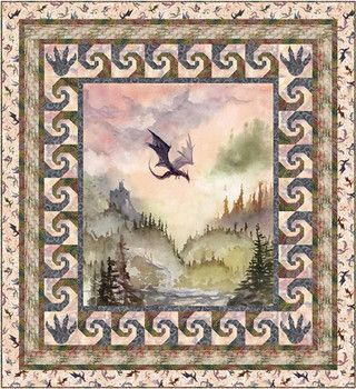 Preorder 2027: Dragon Tales The Land Called Honah Lee Quilt Kit