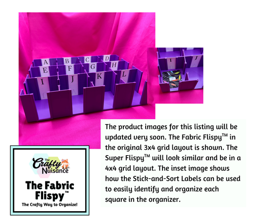 Preorder May 2026: The Fabric Flispy System of Products(TM) by The Crafty Nuisance Designed for Grid-Based Projects (TFCS Exclusive)
