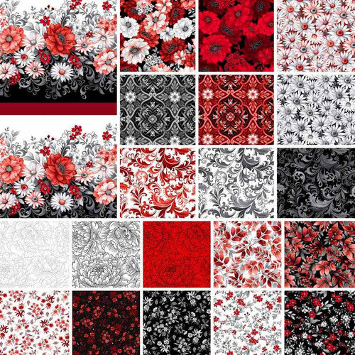 PREORDER ITEM - EXPECTED APRIL 2026: Scarlet's Treasure by Color Principle Fat Quarter Bundle of 20 Prints Bundle