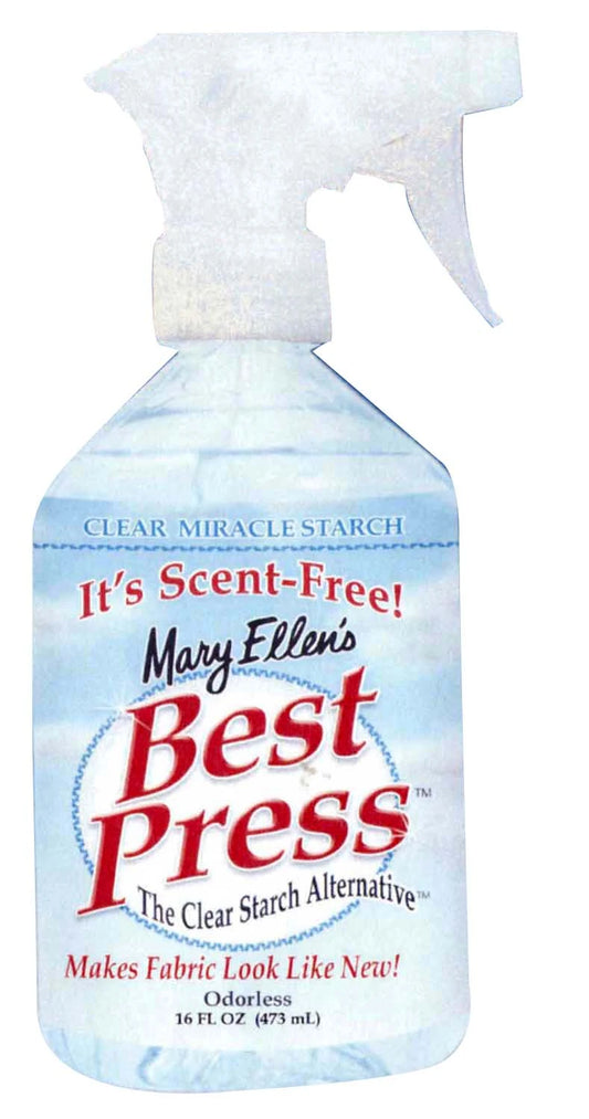 Mary Ellen’s Best Press  Scent Free Spray Starch 16 oz Spray Bottle  60034