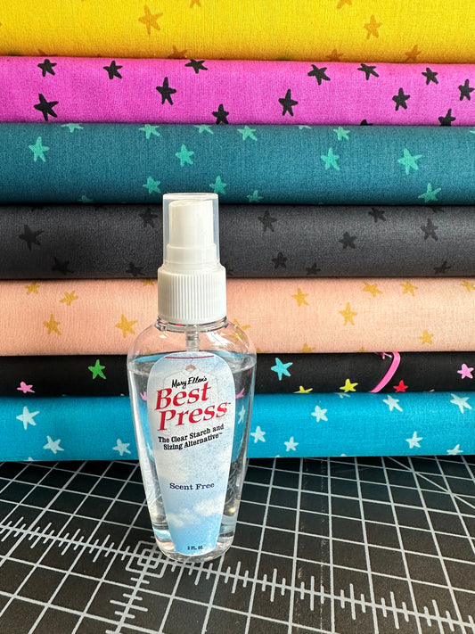 Mary Ellen’s Best Press  Scent Free Spray Starch Gems 2oz Spray Bottle   80071ME