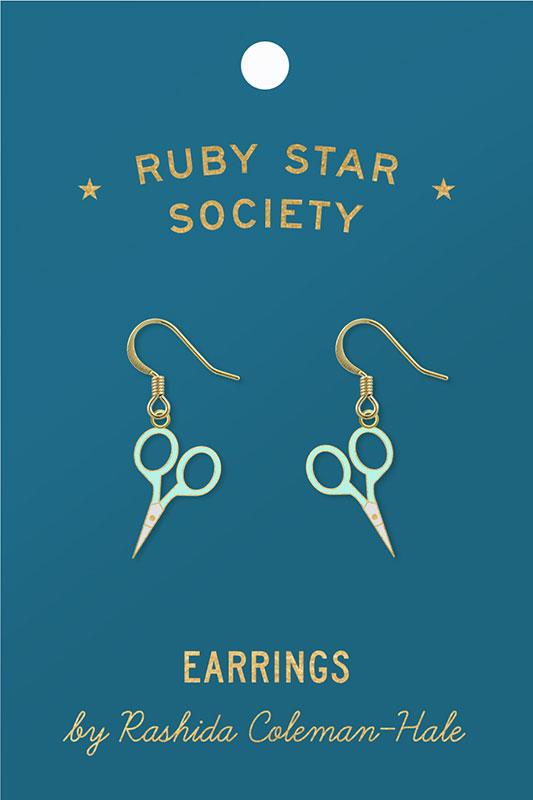 Scissor by Rashida Coleman-Hale RS7059 Enamel Earrings