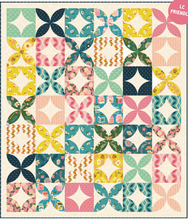 New Arrival: Juicy by Melody Miller of Ruby Star Society  Mod Dreams Quilt Kit including Pattern by Cotton and Joy