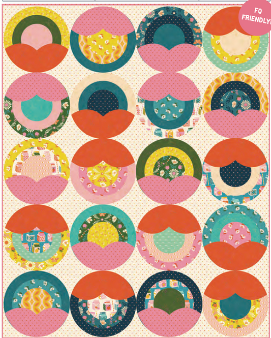 Juicy by Melody Miller of Ruby Star Society Rainbow Sky Quilt Kit including Pattern by Megan Collins
