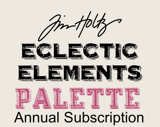 Month 3 Tim Holtz Eclectic Element Palette Subscription Program  Full Yard Bundle of 10 Prints Cotton Woven Fabric