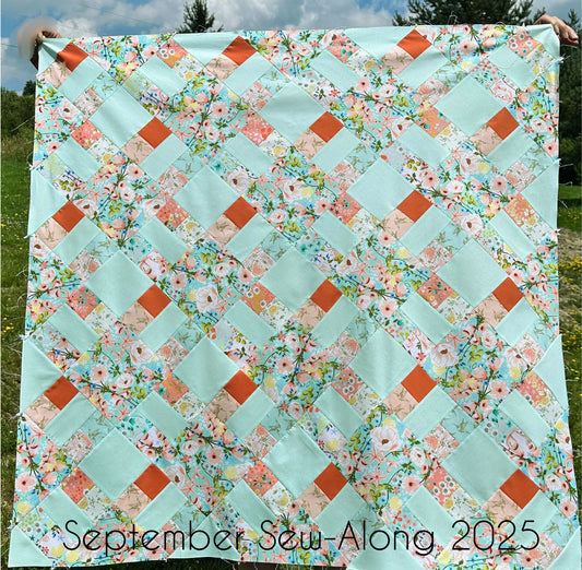 Sweet Stitchers Sew-Along September Kits for Bountiful by Busy Hands Serenity Blooms by Ginger Deverell for Poppie Cotton Fabrics