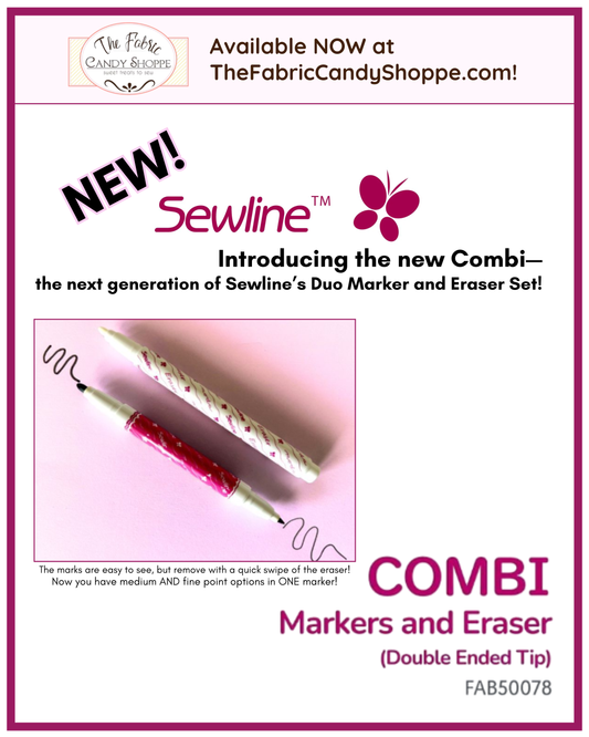 Sewline Combi Marker & Eraser Set SL50078 (Updated Version of Duo)