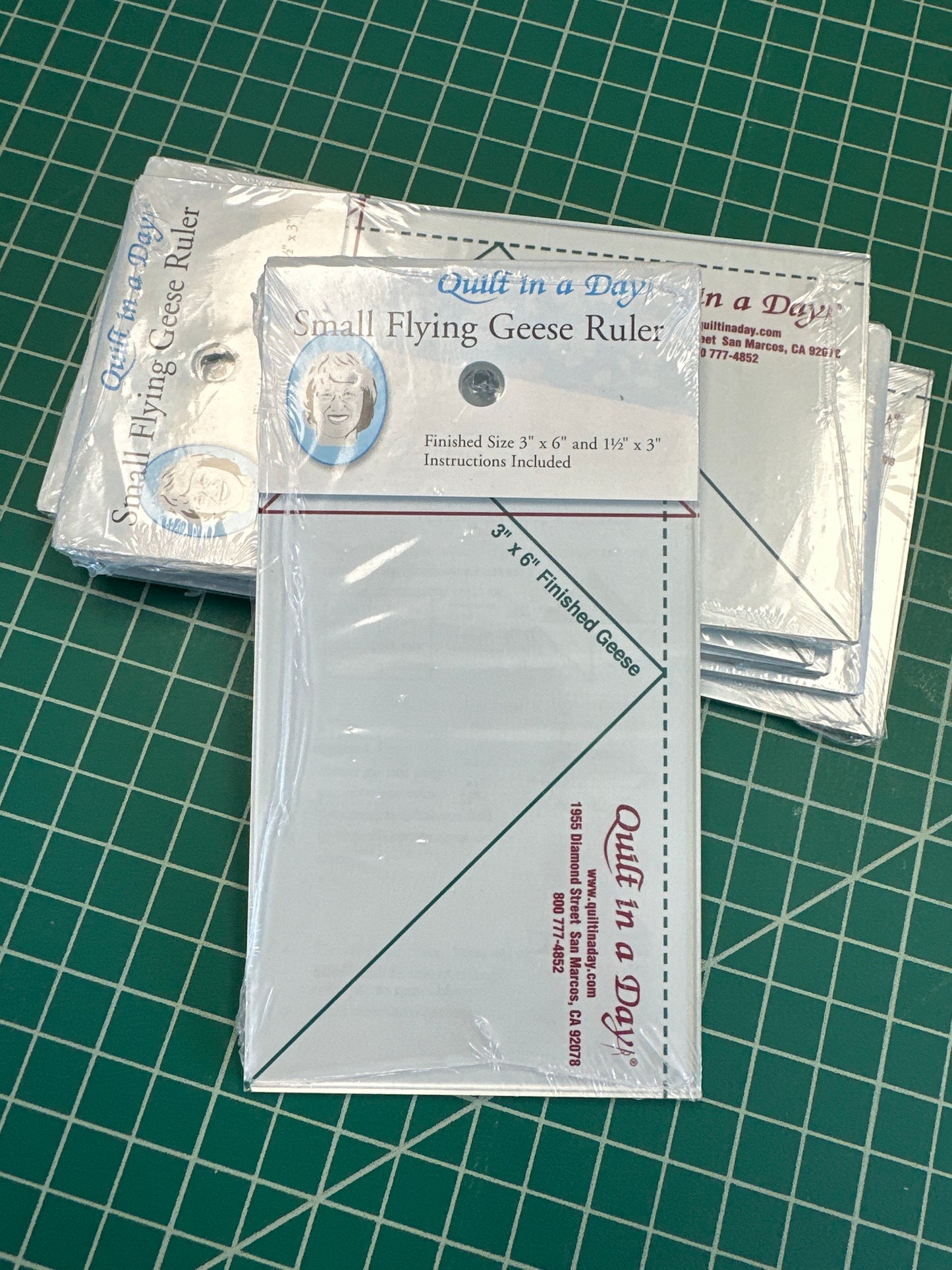 Small Flying Geese Ruler 3-1/2in x 6-1/2in 2006QD