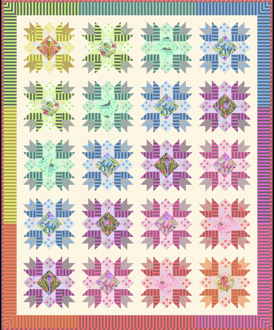 Everglow by Tula Pink Sparkler Quilt Kit USA Shipping included in price  Sparker Kit
