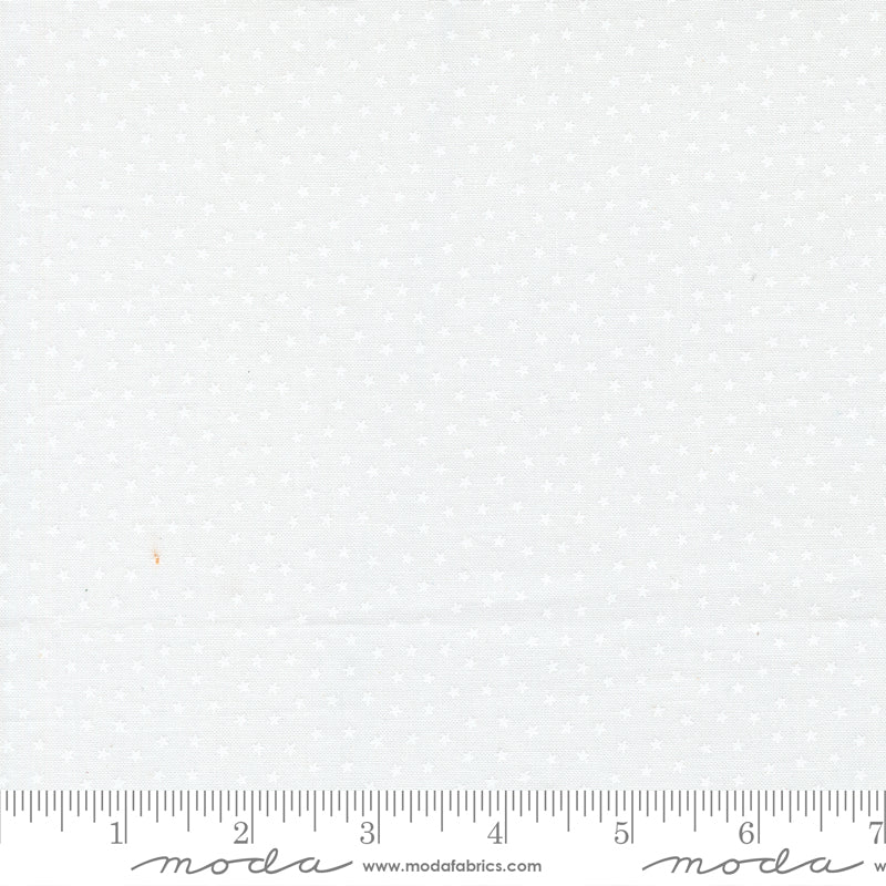 PREORDER ITEM - EXPECTED DECEMBER 2025: Blueprint by Camille Roskelle Starlight Stars White White    55337.21 Cotton Woven Fabric
