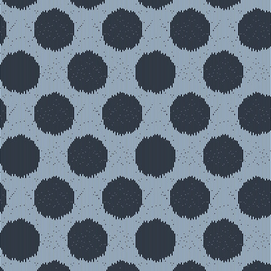 Moonshine by Tula Pink Static Dot Indigo    PWTP061.INDIGO Cotton Woven Fabric