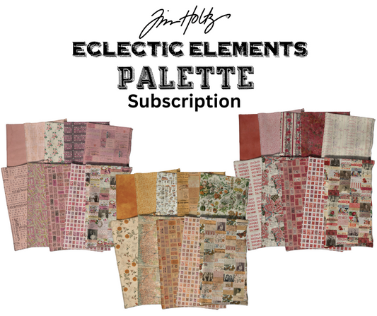 Join for the year! Tim Holtz Eclectic Element Palette Subscription Program Deposit