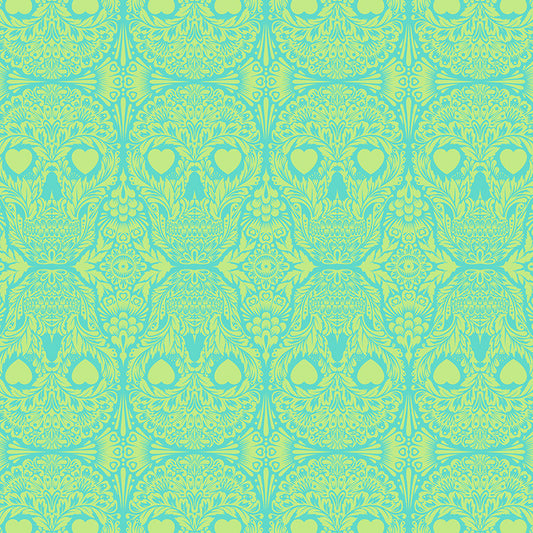 De La Luna by Tula Pink  Sugar Skulls  PWTP111.Mystic   Cotton Woven Fabric