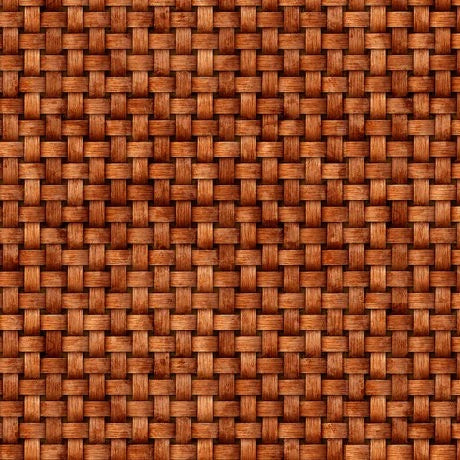 Sunrise Farms by Dan Morris Basketweave Rust 27423T Cotton Woven Fabric