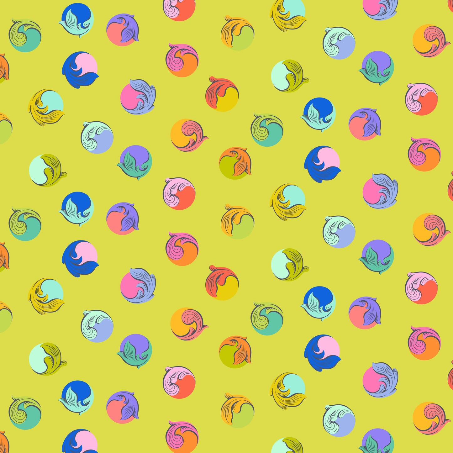 Preorder October 2026: Legendary Tula Pink Gumdrop PWTP286.Apple Fabric
