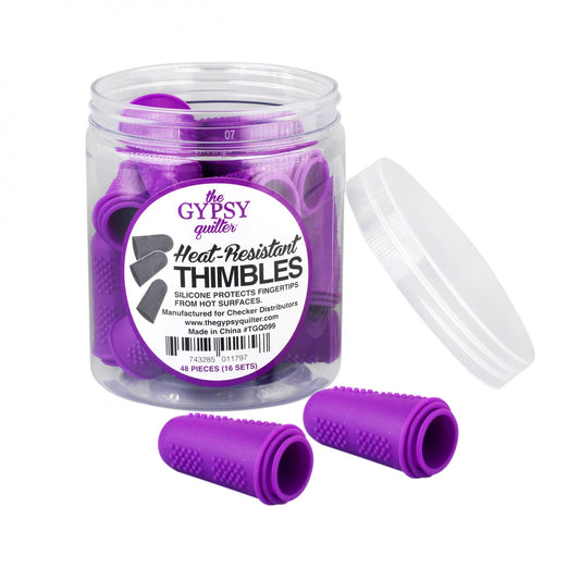Heat Resistant Thimbles Set of 3 Purple TGQ099