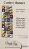 Confetti Runner Pattern TINY110 by Shelley Robson