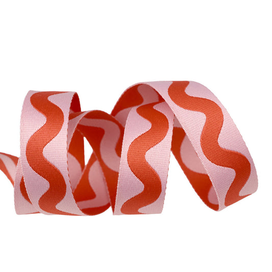 Preorder May 2026: Floral Reef Lil Squiggle Carolline 1" Webbing by Tula Pink