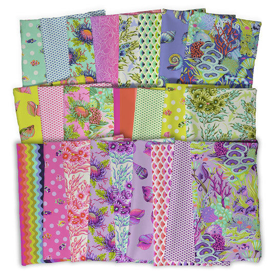 Preorder May 2026: Floral Reef HY Bundle of 25 Fabrics by Tula Pink